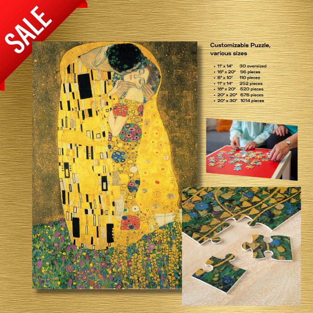  LARGE 1014 Jigsaw Puzzle GUSTAV KLIMT THE KISS (Creator Uploaded)
