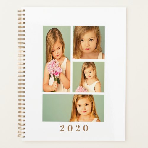 LARGE 2020 Custom Photo Planner Journal Diary