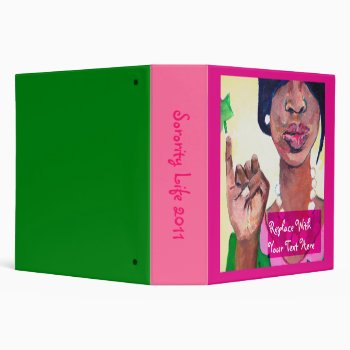 Large 2 Inch Real Pretty Binder by dawnfx at Zazzle