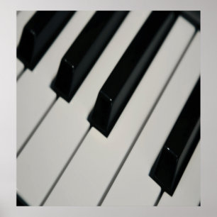 Large 32" X 34" Piano Keyboard Poster