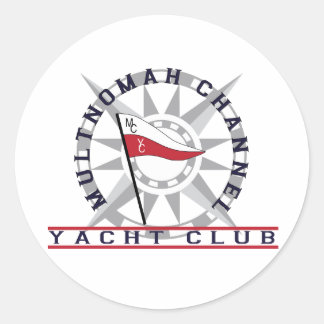 Large 3" stickers, set of 6 per page classic round sticker