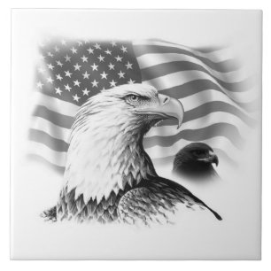 Large (6" X 6") Ceramic Photo Tile