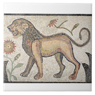 Large (6" x 6") Ceramic Photo Tile/Roman mosaics Tile