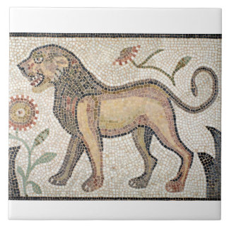 Large (6" x 6") Ceramic Photo Tile/Roman mosaics Tile