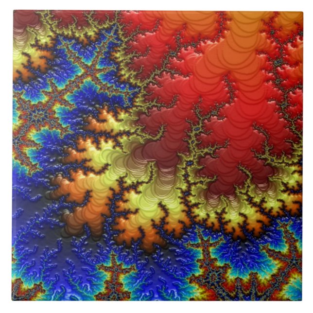 large 6x6 ceramic photo tile (Front)