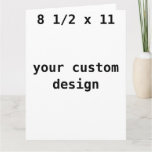 Large 8 X 11 Greeting Cards at Zazzle