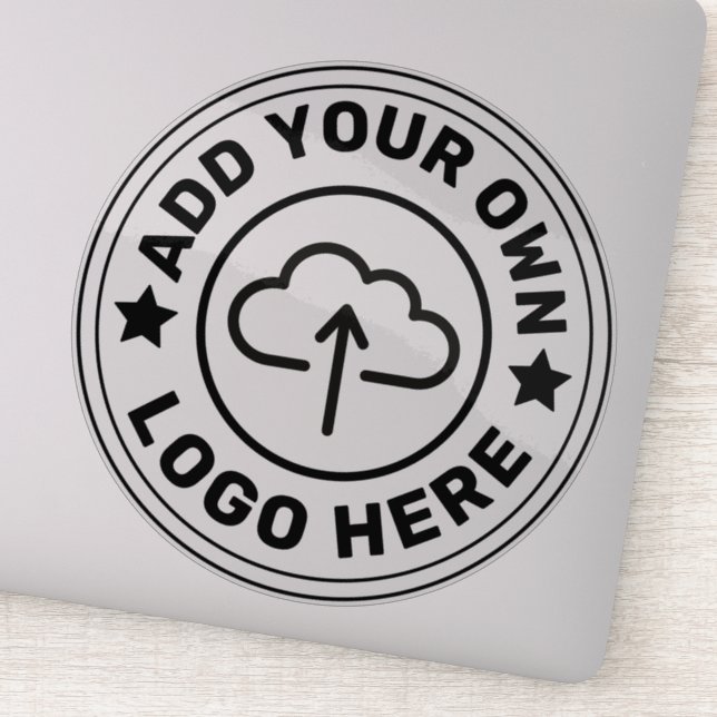 Large 8” x 8” Custom Logo Custom-Cut Vinyl Sticker (Detail)