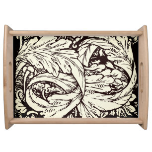 Large Acanthus Leaf  Serving Tray