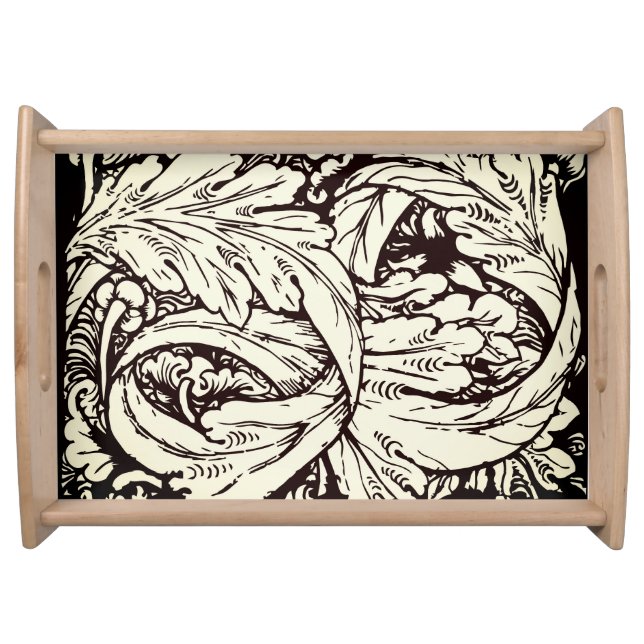 Large Acanthus Leaf  Serving Tray (Front)