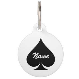 Spade dog best sale tag