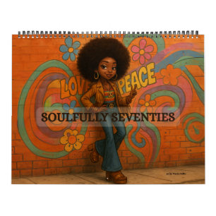 Large African American/Black Woman 2026 Calendar 