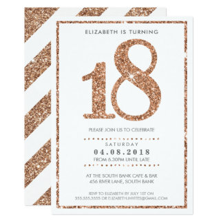 18 birthday invitation