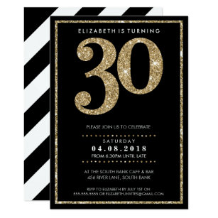 30 birthday invite