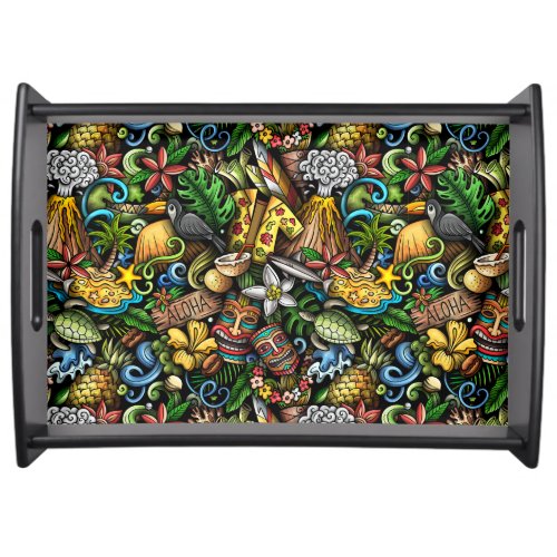 Large ALOHA Serving Tray