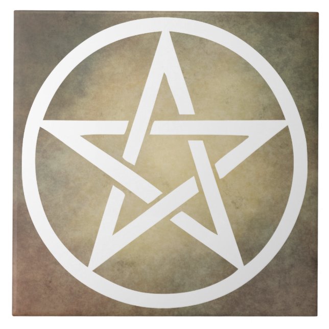 Large Altar Tile - Pentacle Earth (Front)