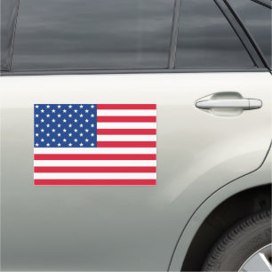 Large American Flag Car Magnet