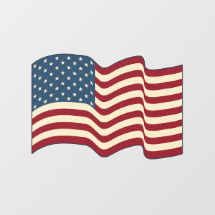 Large American Flag Wall Art Wall Decal