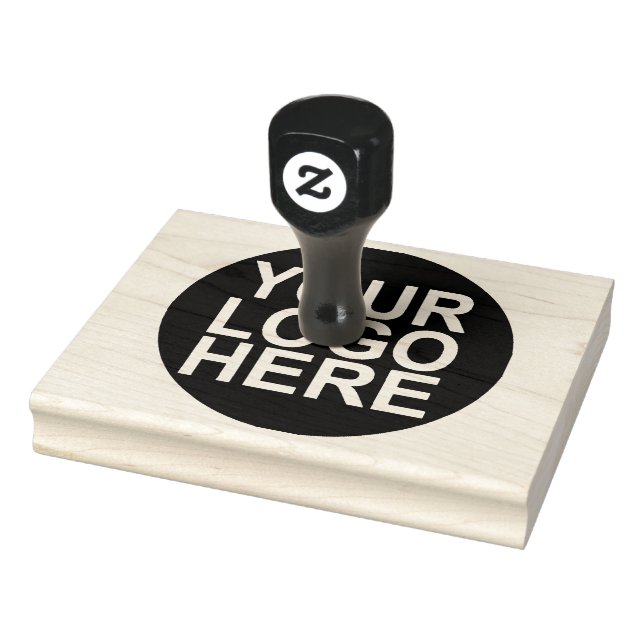 Large and Bold Business Logo Rubber Stamp (Stamp)