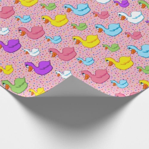Large and Small Ducks Wrapping Paper