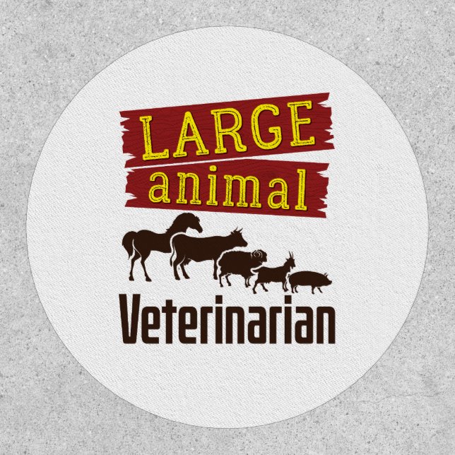 Large Animal Veterinarian Patch (Front)