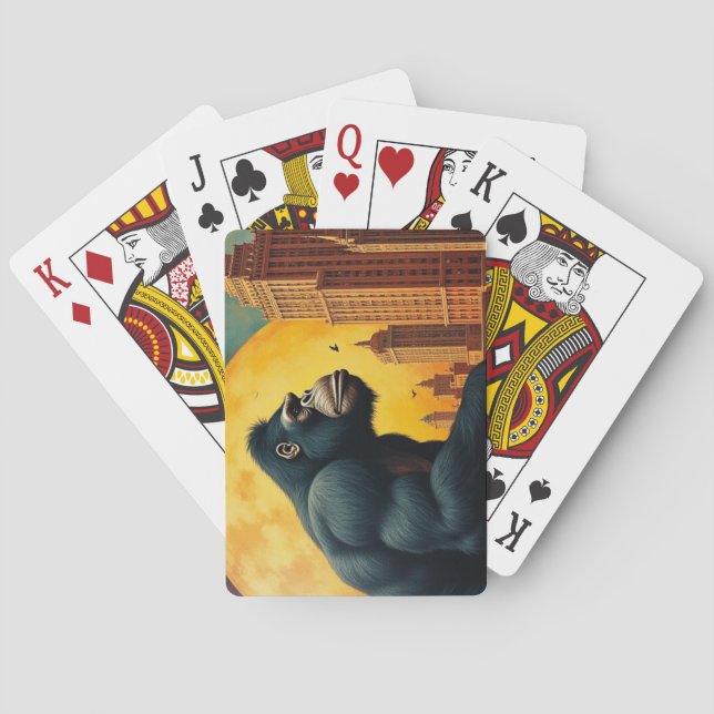Large Ape  Poker Cards (Back)