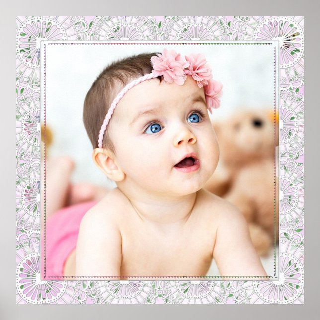 Large Baby Photo Poster (Front)