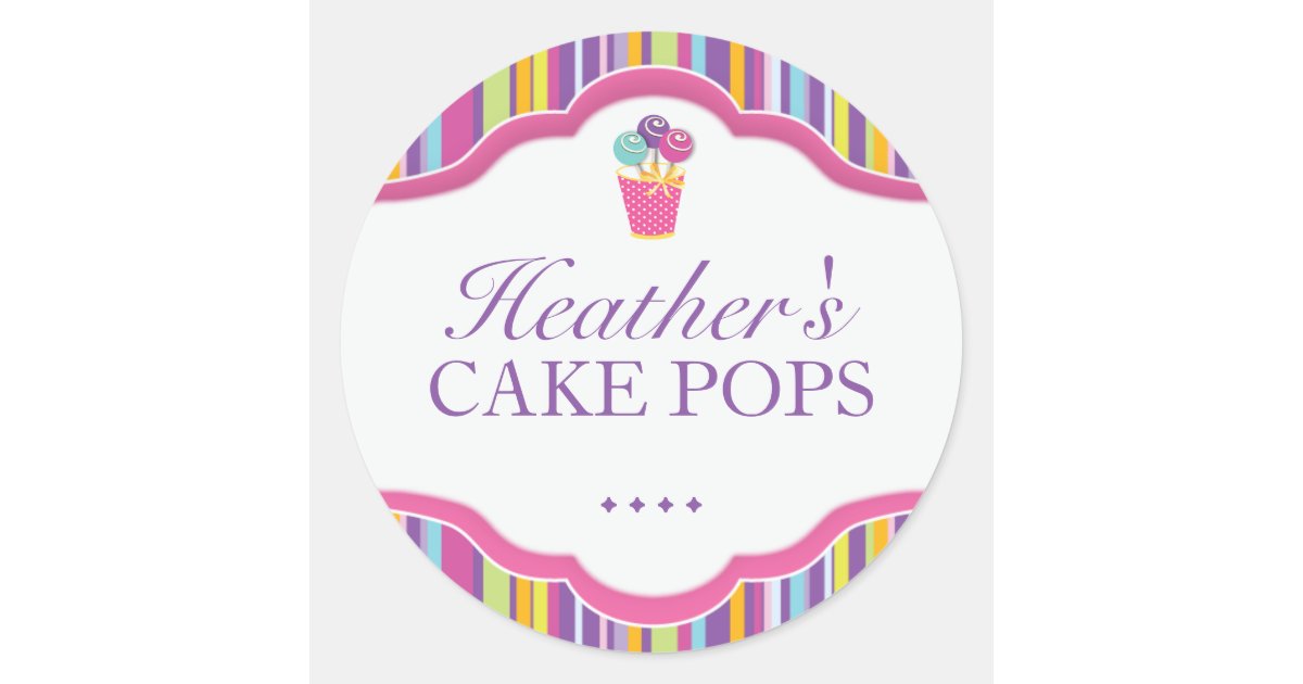 Large Bakery Packaging Stickers Zazzle