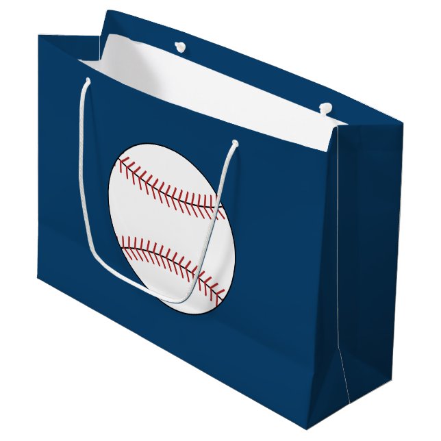 Large Baseball Gift Bag (Front Angled)