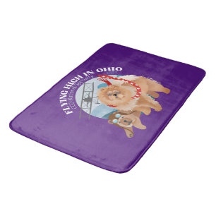LARGE BATH MAT - PURPLE WITH 2025 LOGO