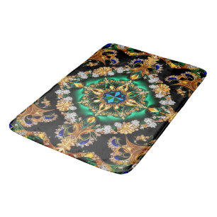 Large bath mat with Brazilian Colors