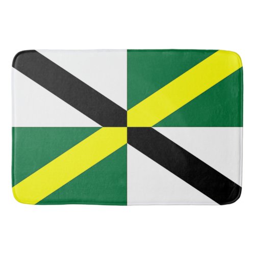 Large bath mat with flag of Monterey