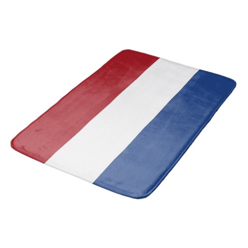 Large bath mat with flag of Netherlands