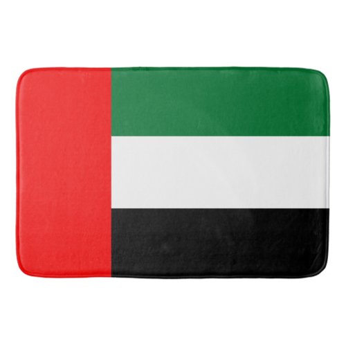 Large bath mat with flag of United Arab Emirates