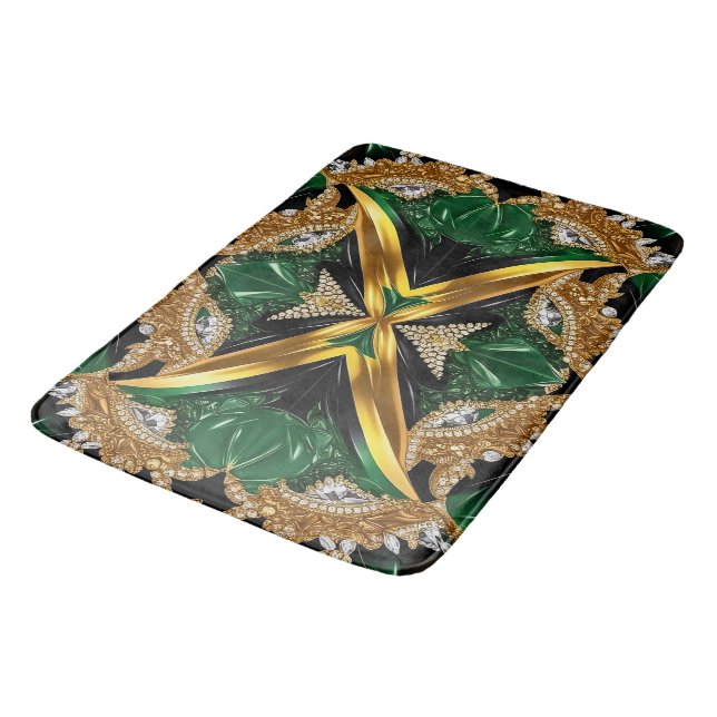 Large bath mat with Jamaica Colors (Angled)