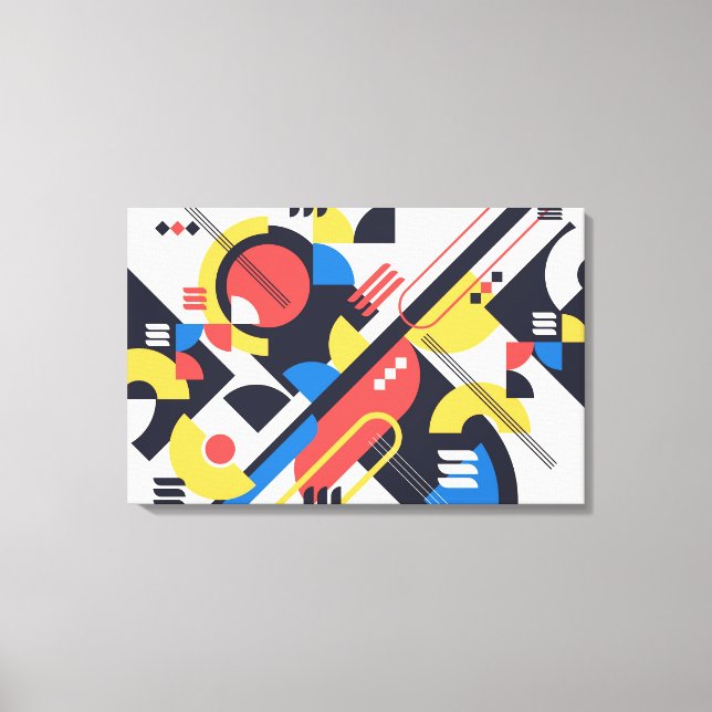 Large Bauhaus Art Canvas Print 7 (Size Adjustable) (Front)