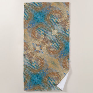 Large Beach Towel - Timelessness States