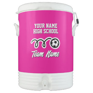 Large beverage cooler for high school soccer team
