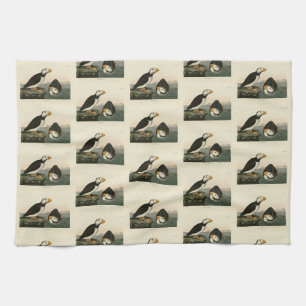 Large billed Puffin - Audubon's Birds of America Kitchen Towel