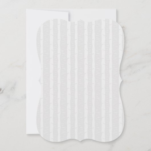 Large Birch Bark Trees (Front)