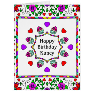 Large Birthday Card Inside Coloring Page