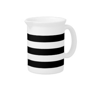 large black stripes drink pitcher