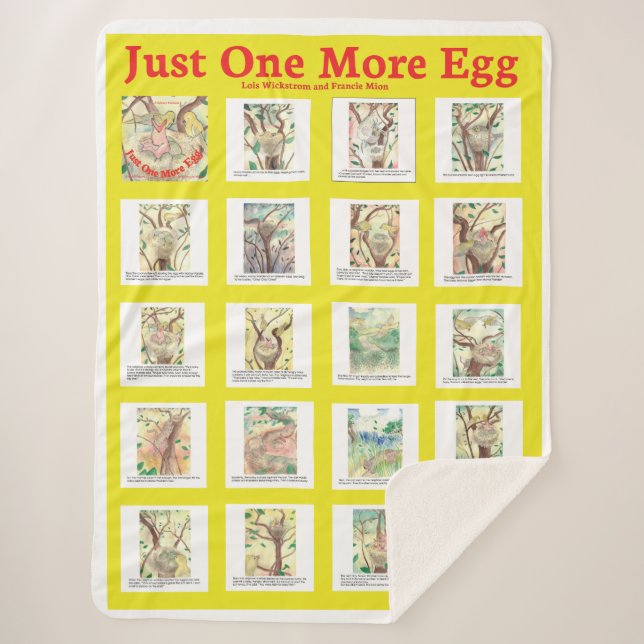 Large Blanket Just One More Egg (Front)