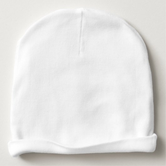 Large Blue Musical Note Baby Beanie (Back)
