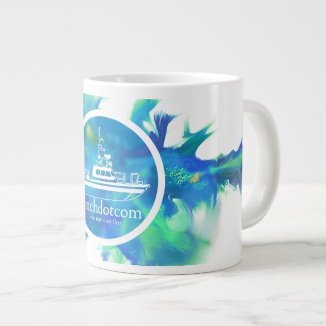 large boi trashboat mug (Front Right)
