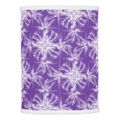 Large Bold Becca Purple and White Damask Lamp Shade (Back)