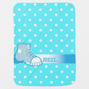 Large Boots Baby Blanket