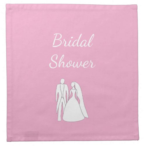 Large Bridal Shower Cloth Napkins