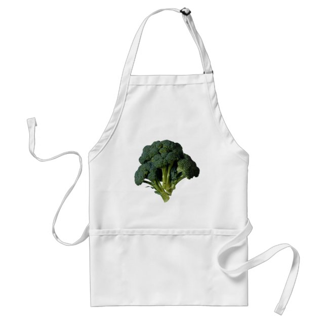Large Broccoli Adult Apron (Front)