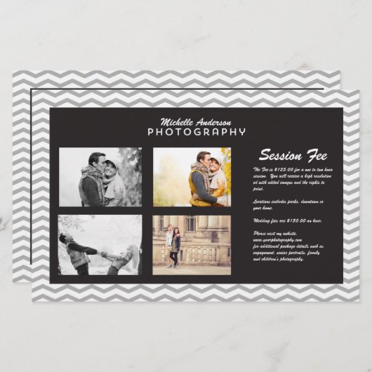 Large Brochure for Photography Business (Front/Back)
