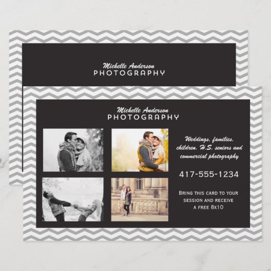 Large Brochure for Photography Business (Front/Back)